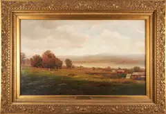 Henry Pember Smith, The Connecticut River, oil on canvas