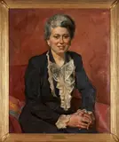 Leon Pringels, Portrait of Constance Duquesne, oil on canvas