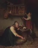 Felix Schlesinger, Gathering eggs