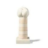 Amalia de Schulthess, Untitled (Banded Marble Column), marble, incised 'amalia' and dated