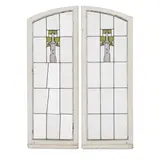 George Washington Maher, Pair of Hollyhock Windows