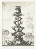 François Houtin, Flambeau No. 2, 1986, Etching on wove paper with CWT star watermark