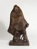 Vergnügtes Einbein by Ernst Barlach, 1934, Bronze mit rötlichbrauner Patina. Höhe: 54 cm (21 ¼ in.), sold Jun 2010