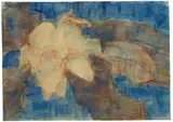 Magnolie by Christian Rohlfs, 1934, Wassertempera auf genarbtem Velin, sold Dec 2020