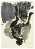 Georg Baselitz, Ohne Titel, 1976, Öl auf Papier