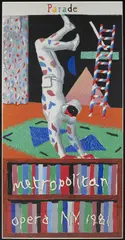 David Hockney, Poster for Metropolitan Opera, New York, 1981, screen print, paper