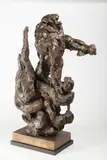 Stanislav Hanzík, Lion, Second half of the 20th century, patinated bronze