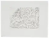Pablo Picasso, Le Cirque (from La Suite Vollard), Drypoint on Montval paper with Picasso watermark