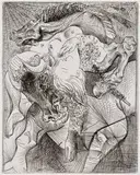 Pablo Picasso, Femme Torero, II (from La Suite Vollard), Etching on Montval paper with Vollard watermark
