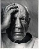 Arnold Newman, Pablo Picasso, Vallauris, 1954
