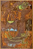 Mary Bowling, World Without Light, c. 1956, Intarsia/mosaic