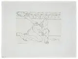 Pablo Picasso, Minotaure mourant (from La Suite Vollard), Etching on Montval paper with Vollard watermark