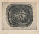 Georges Braque, Théogonie I, 1949, Etching in bister and black on Auvergne paper