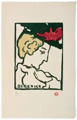 Louis Valtat, Berenice, c. 1900-10, Color woodcut on wove paper