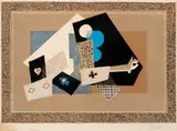 Gino Severini, Nature Morte, 1958, Color lithograph on Rives paper