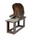 Magdalena Abakanowicz, Backward on Bench, 2005, Bronze