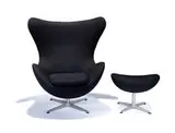 Arne Jacobsen, Egg chair and ottoman (2)