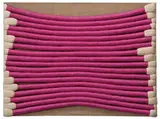 Sheila Hicks, Cord Structure, 1977, Vertical coil-wrapped yarn on muslin backing