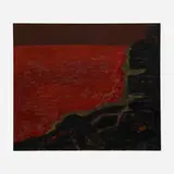 March Avery, Maine Shoreline-Storm, 1966, oil on canvas