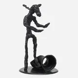 Barry Flanagan, Hare with Broken Vase, 1995, cast bronze