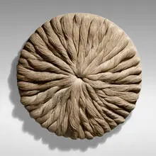 Sheila Hicks, Big Wheel of Shiva, 1976, linen thread on gallery-wrapped linen