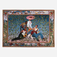 Kehinde Wiley, The Gypsy Fortune-Teller, 2007, Jacquard tapestry in Merino wool and cotton