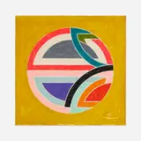 Frank Stella, Sinjerli Variation with Colored Ground 1A