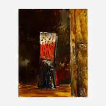 John Walker, Untitled (Menina), 1981, oil on canvas