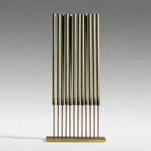 Untitled (Sonambient) by Harry Bertoia, c. 1977, Inconel, beryllium copper, brass, sold Nov 2021