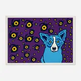 I See You by George Rodrigue, 1993, screenprint in colors, sold Oct 2021