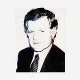 Edward Kennedy by Andy Warhol, 1980, screenprint in colors with diamond dust on Lenox Museum Board, sold Oct 2021
