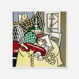Roy Lichtenstein, Still Life with Lobster (from the Still Lifes series), 1974, lithograph and screenprint in colors on Rives BFK