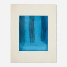 Helen Frankenthaler, Midnight, 1987, etching and drypoint in colors on Magnani