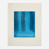 Helen Frankenthaler, Midnight, 1987, etching and drypoint in colors on Magnani
