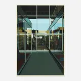 Richard Estes, Big Diamonds (from Urban Landscapes No. 2), 1979, screenprint in colors on Fabriano Cottone