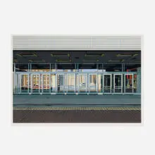 Ten Doors (from Urban Landscapes) by Richard Estes, 1981, screenprint in colorss on Schoeller's Parole, sold Oct 2021