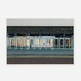 Richard Estes, Ten Doors (from Urban Landscapes), 1981, screenprint in colorss on Schoeller's Parole