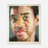 Chuck Close, Lyle, 2003, screenprint in colors