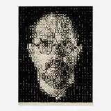 Chuck Close, Self Portrait, 1999, relief etching on Okawara