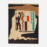 Le Corbusier, Modulor, 1956, lithograph in colors on Arches