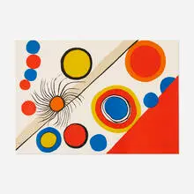 Alexander Calder, Nids d’araignées, c. 1975, screenprint in colors