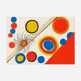 Alexander Calder, Nids d’araignées, c. 1975, screenprint in colors
