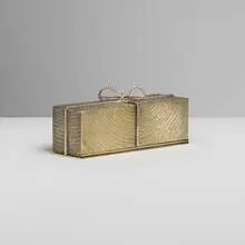 Stuart Devlin, Novelty surprise box, silver, silver parcel-gilt, faux pearl, glass, felt