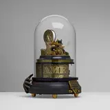 Sam Zell, Sarbox (automaton), 2006, brass, metal, molded plastic, paper