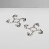 Hermès, Horse Head wine coasters, pair