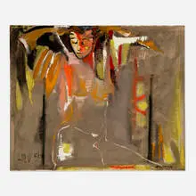 Ralph Du Casse, Lulu, 1956, oil on canvas