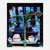 Mark McDowell, Plumeria Bound, Paradise Lost, 1984, acrylic on canvas