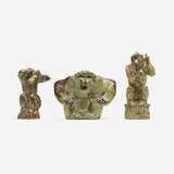 Knud Kyhn, Collection of three monkey figures
