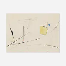 John Sennhauser, Untitled, 1945, ink and gouache on paper
