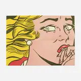 Roy Lichtenstein, Crying Girl mailer, 1963, offset lithograph on wove paper